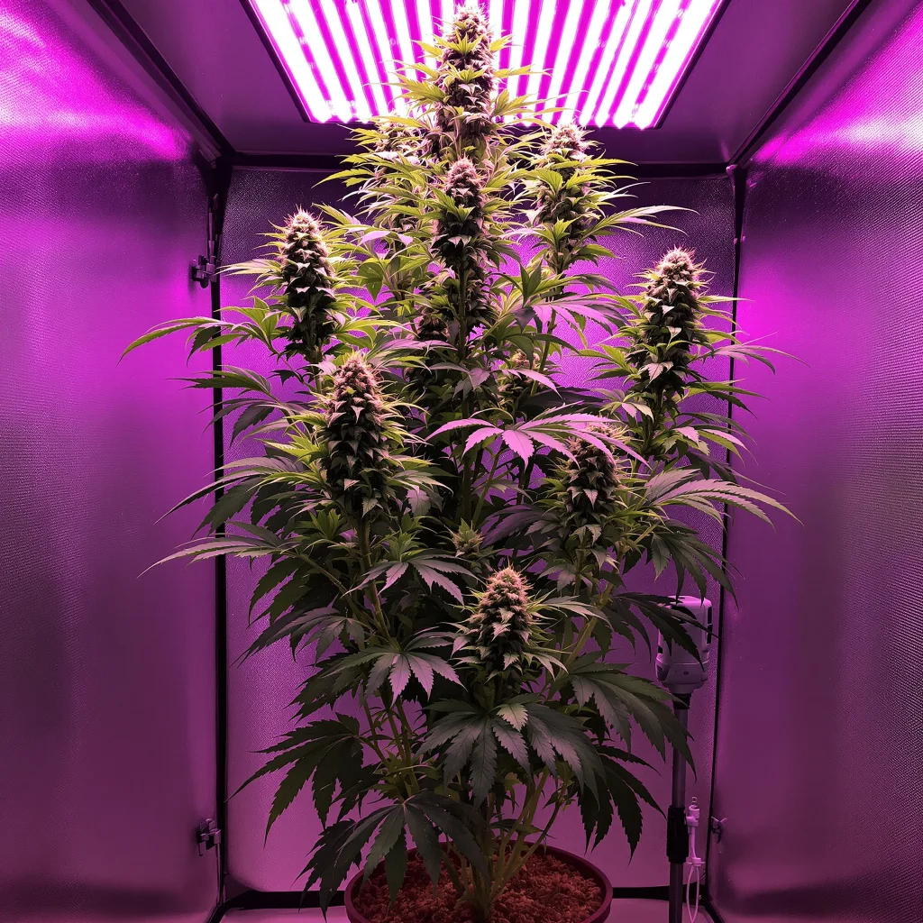 Plante de cannabis Neptune Kush en floraison — 150-200 cm féminisée