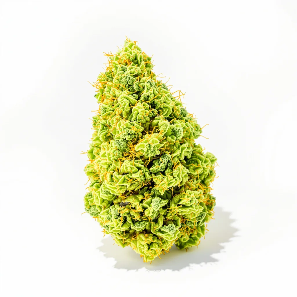 Neville's Haze 20% indica / 80% sativa — fleur avec trichomes visibles