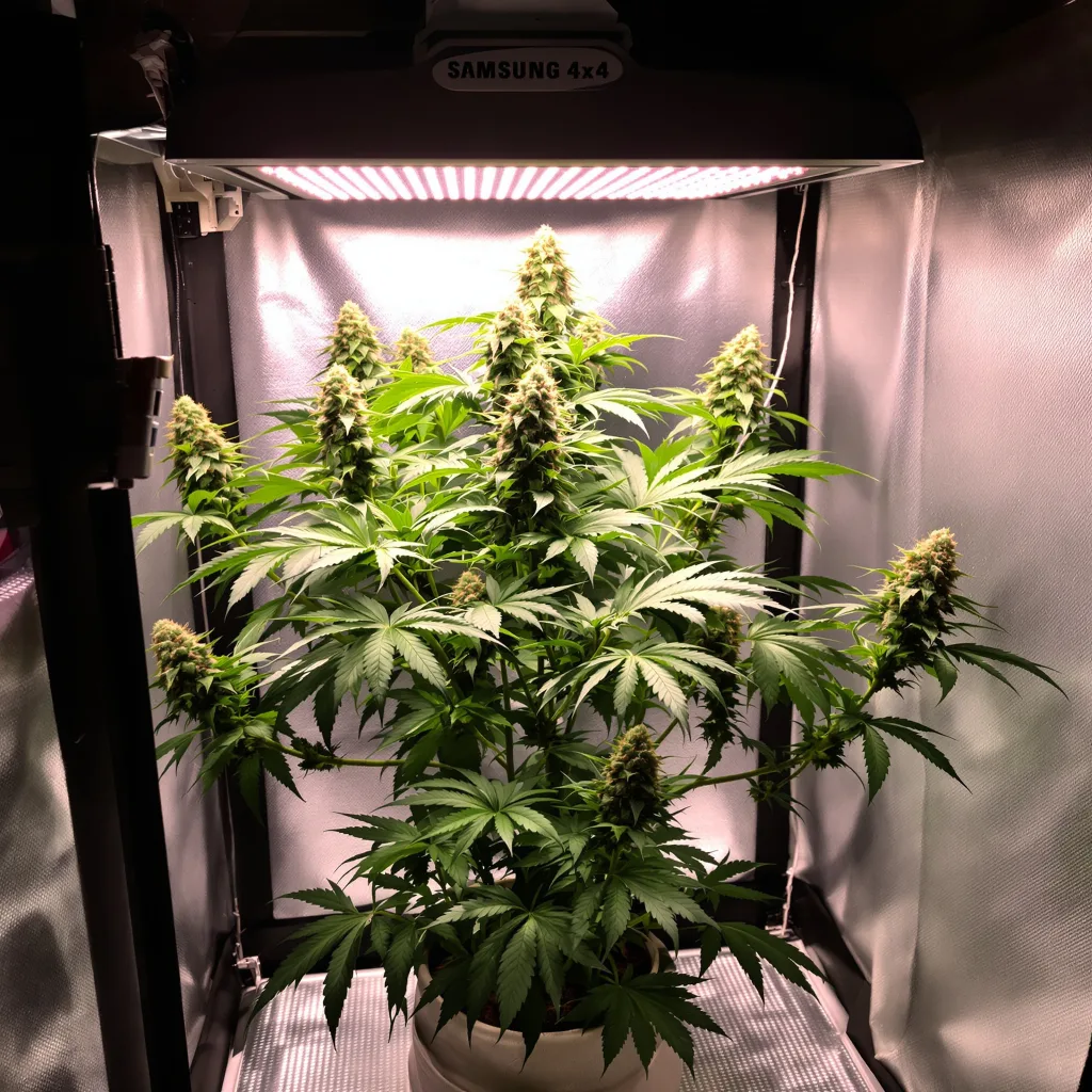 Plante de cannabis New Glue en floraison — 60-100 cm autofloraison
