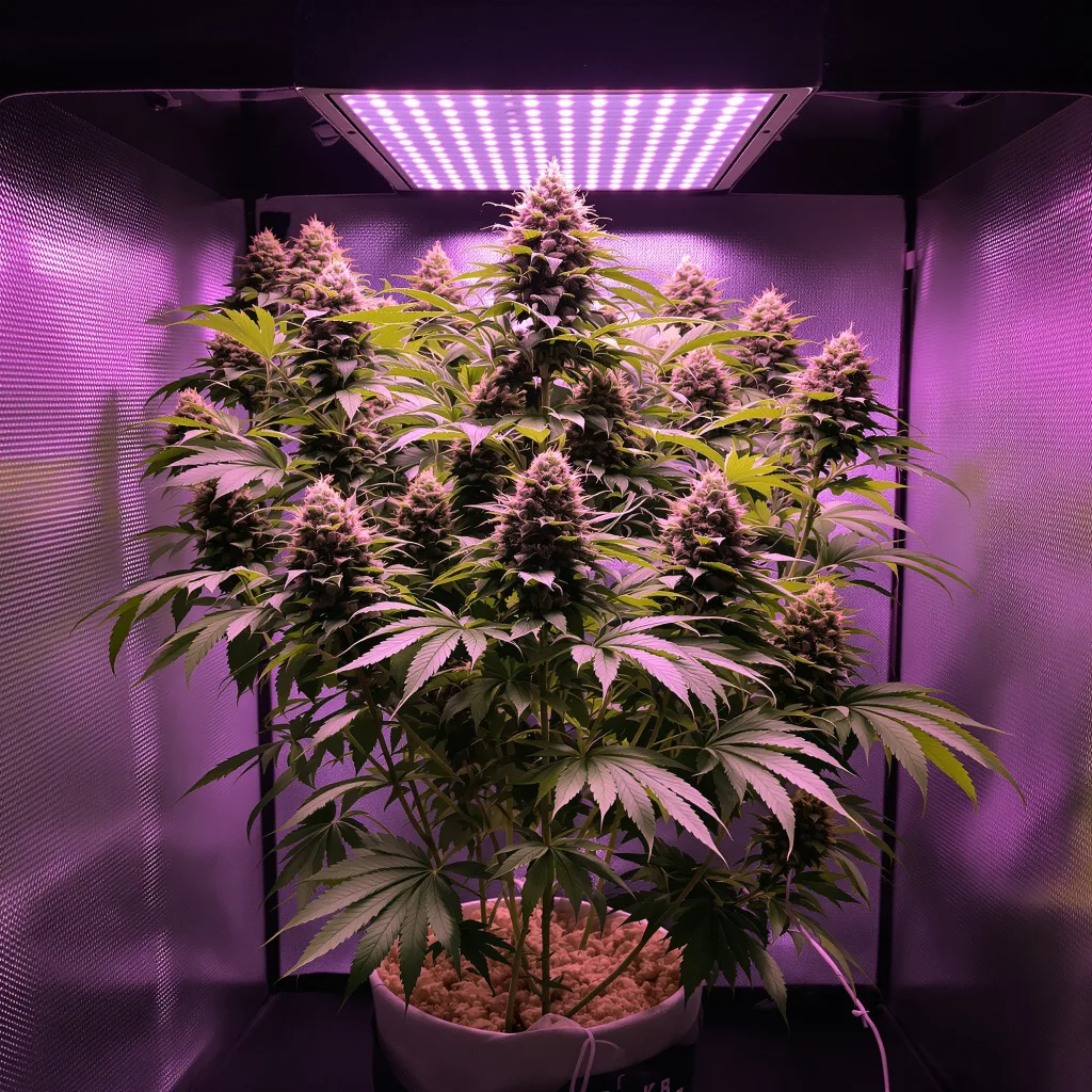 Plante de cannabis Nice Cherry en floraison — 90-130 cm féminisée