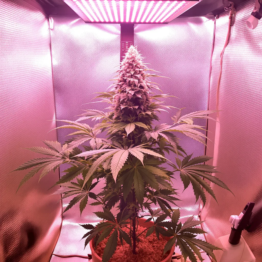 Plante de cannabis Nicole Kush en floraison — 90-130 cm féminisée