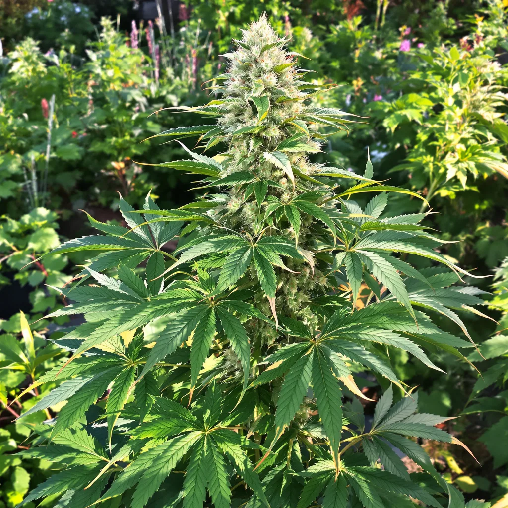 Nicole Kush 67% indica / 33% sativa — fleur avec trichomes visibles
