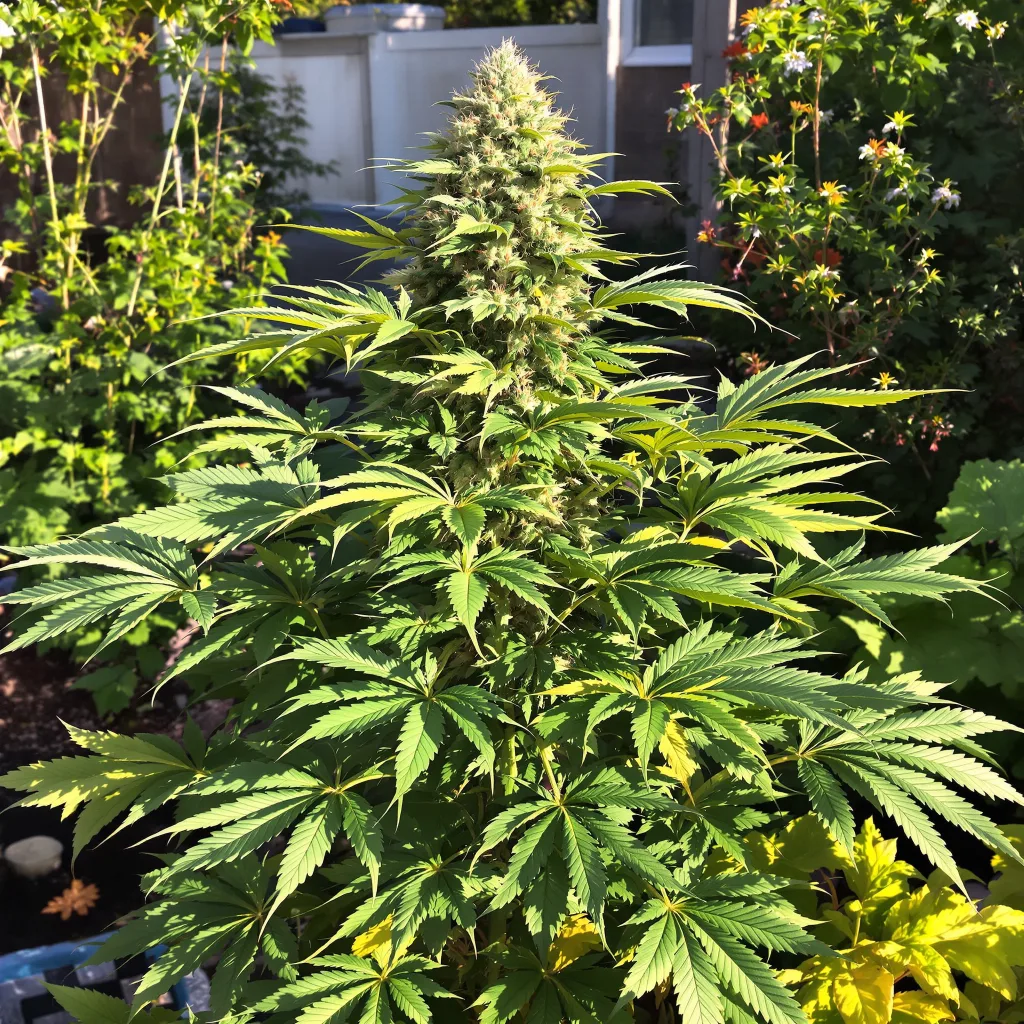 Night Nurse 82% indica / 18% sativa — fleur avec trichomes visibles