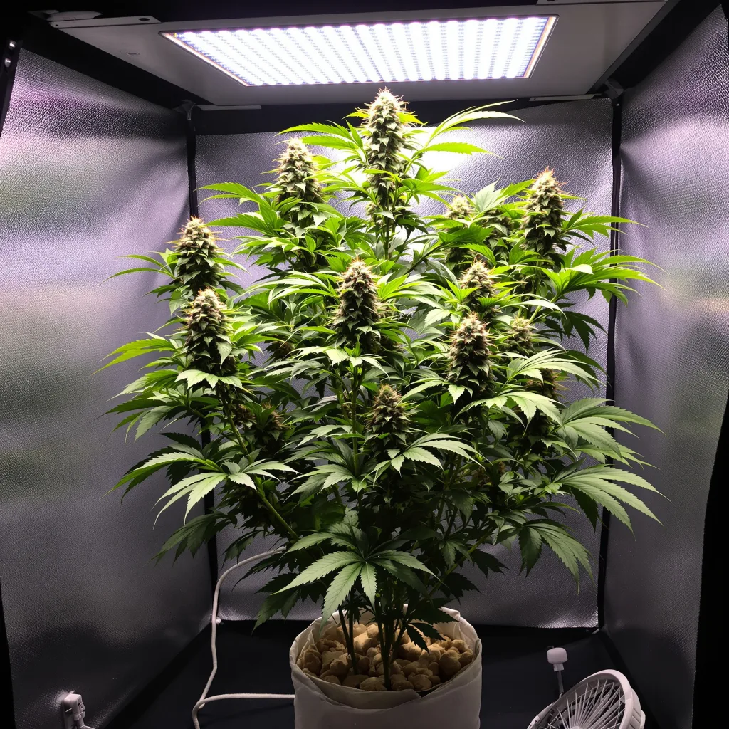 Plante de cannabis Nightcap en floraison — 90-130 cm féminisée