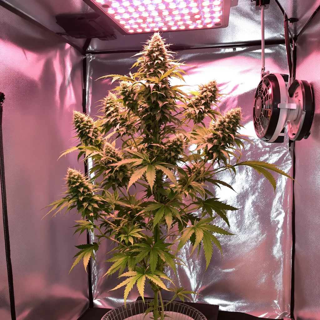 Plante de cannabis Northern Berry en floraison — 120-180 cm féminisée