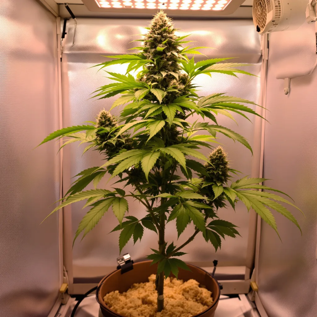 Plante de cannabis Northern Lights en floraison — 60-100 cm autofloraison