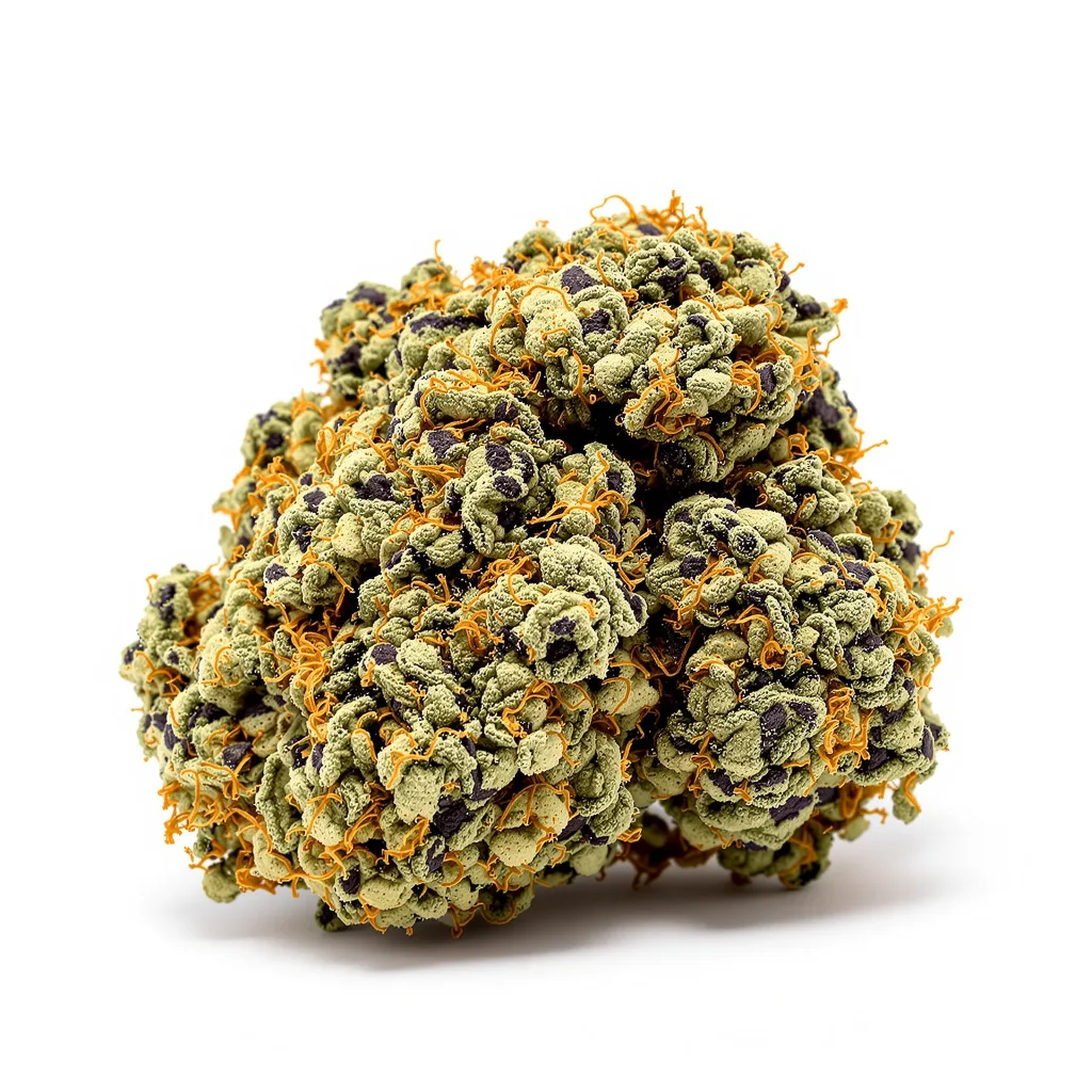 Northern Lights 81% indica / 19% sativa — fleur avec trichomes visibles