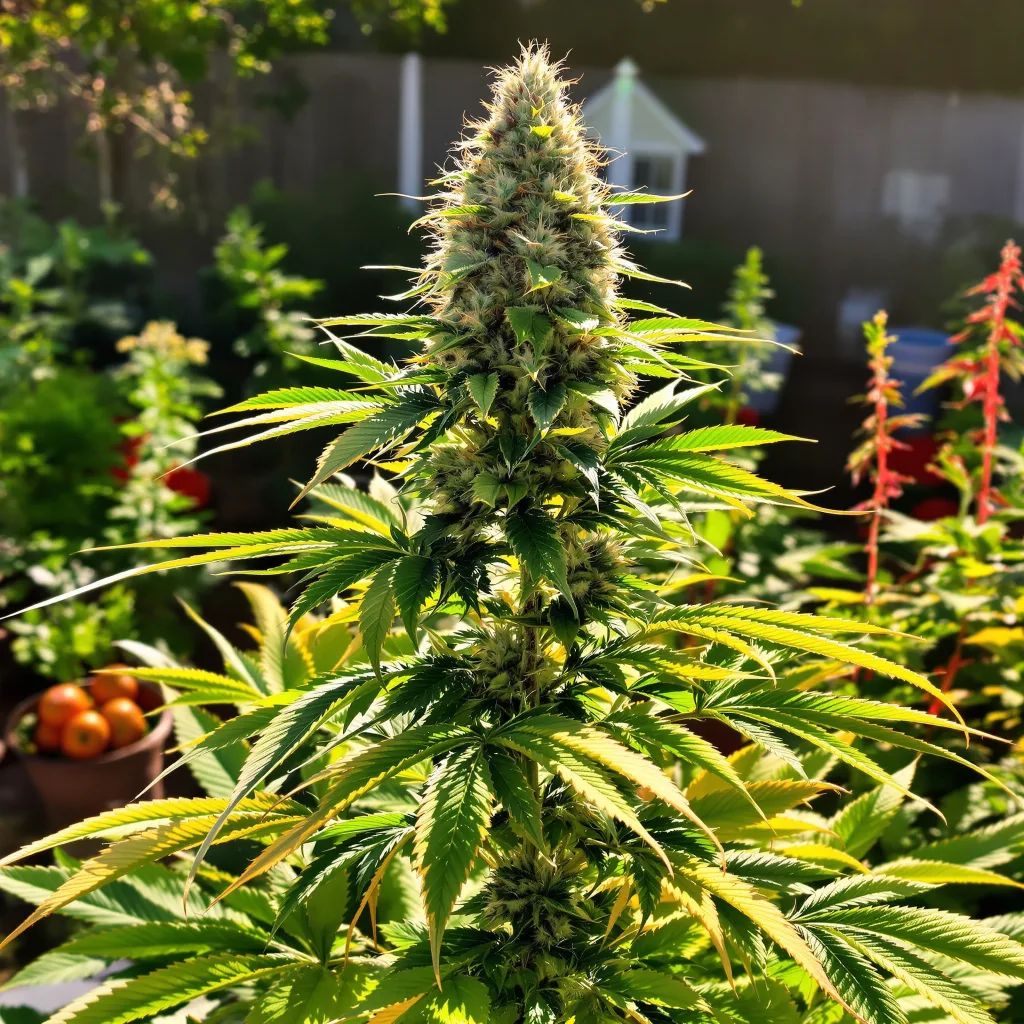 Nuclear Cookies 45% indica / 55% sativa — fleur avec trichomes visibles