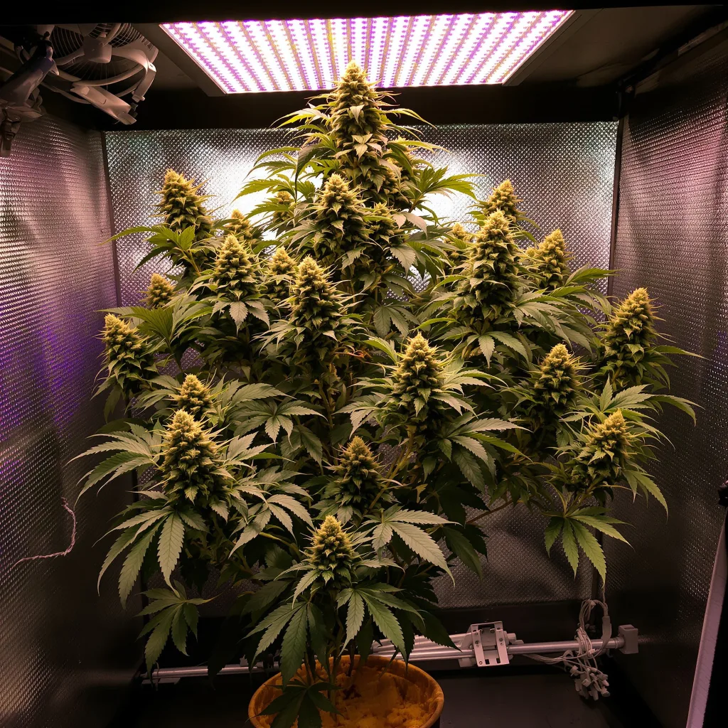 Plante de cannabis NYC Diesel en floraison — 60-100 cm autofloraison
