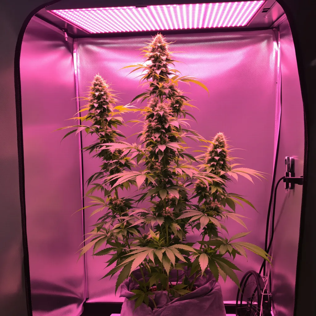 Plante de cannabis NYC Sour Diesel en floraison — 60-100 cm autofloraison