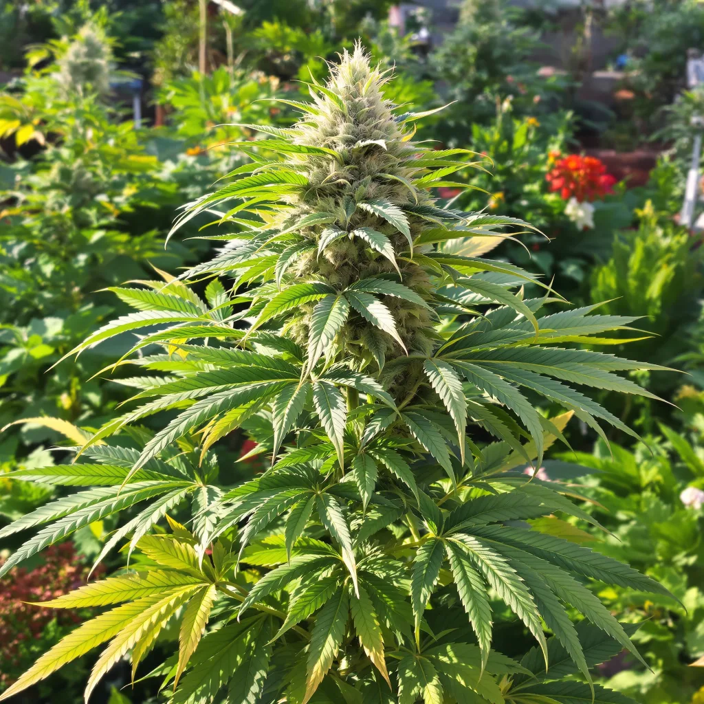 Obama Kush 74% indica / 26% sativa — fleur avec trichomes visibles