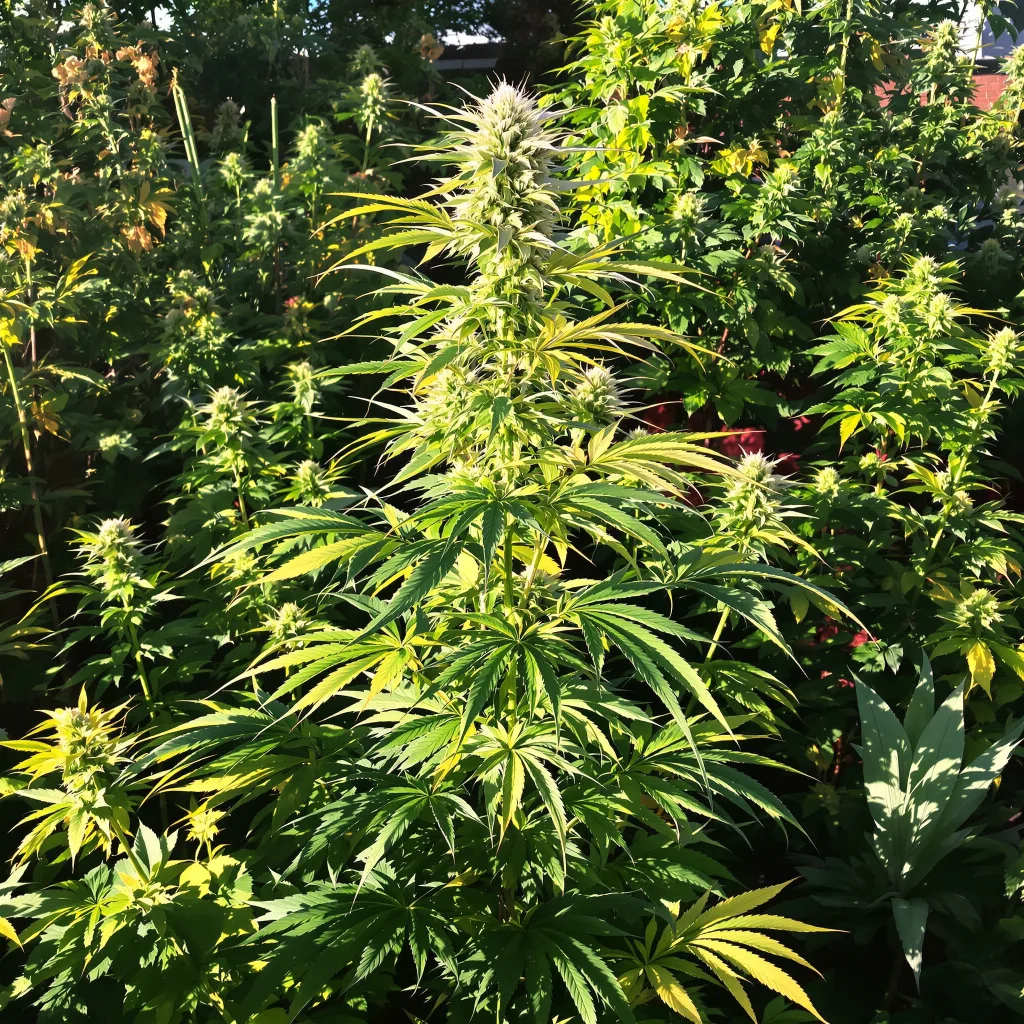 OCAs Cloud 9 16% indica / 84% sativa — fleur avec trichomes visibles