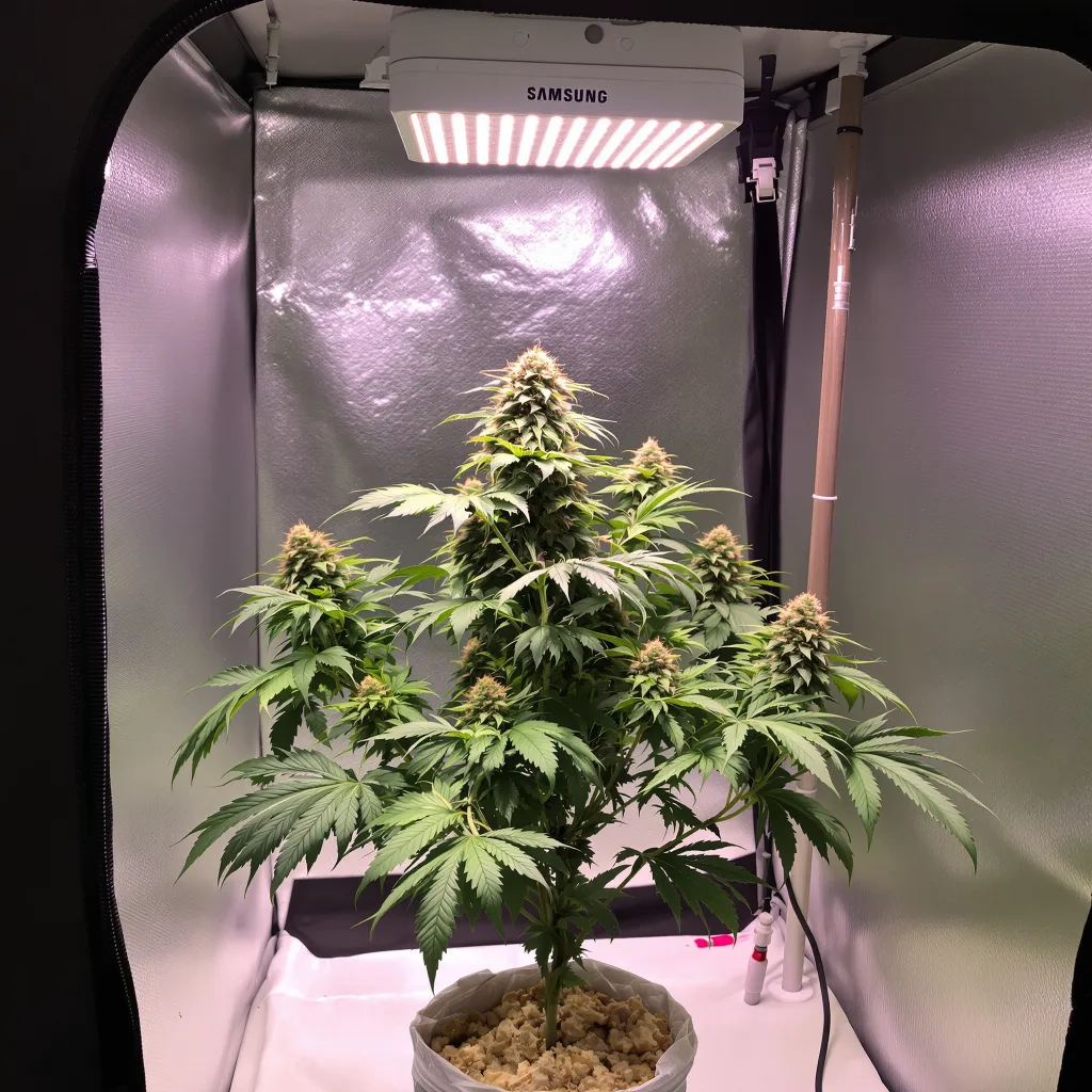 Plante de cannabis OG Cheese en floraison — 90-130 cm féminisée