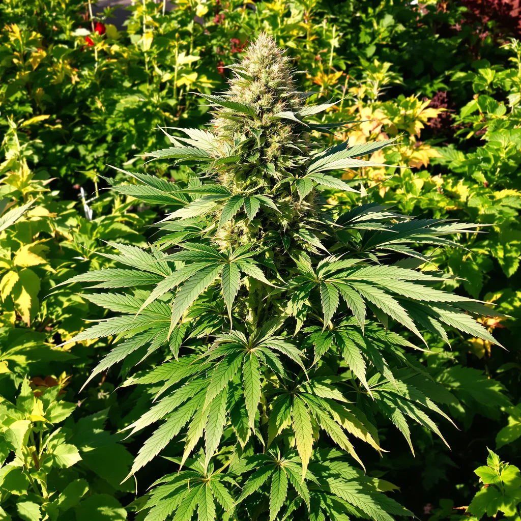 OG LA Affie 89% indica / 11% sativa — fleur avec trichomes visibles