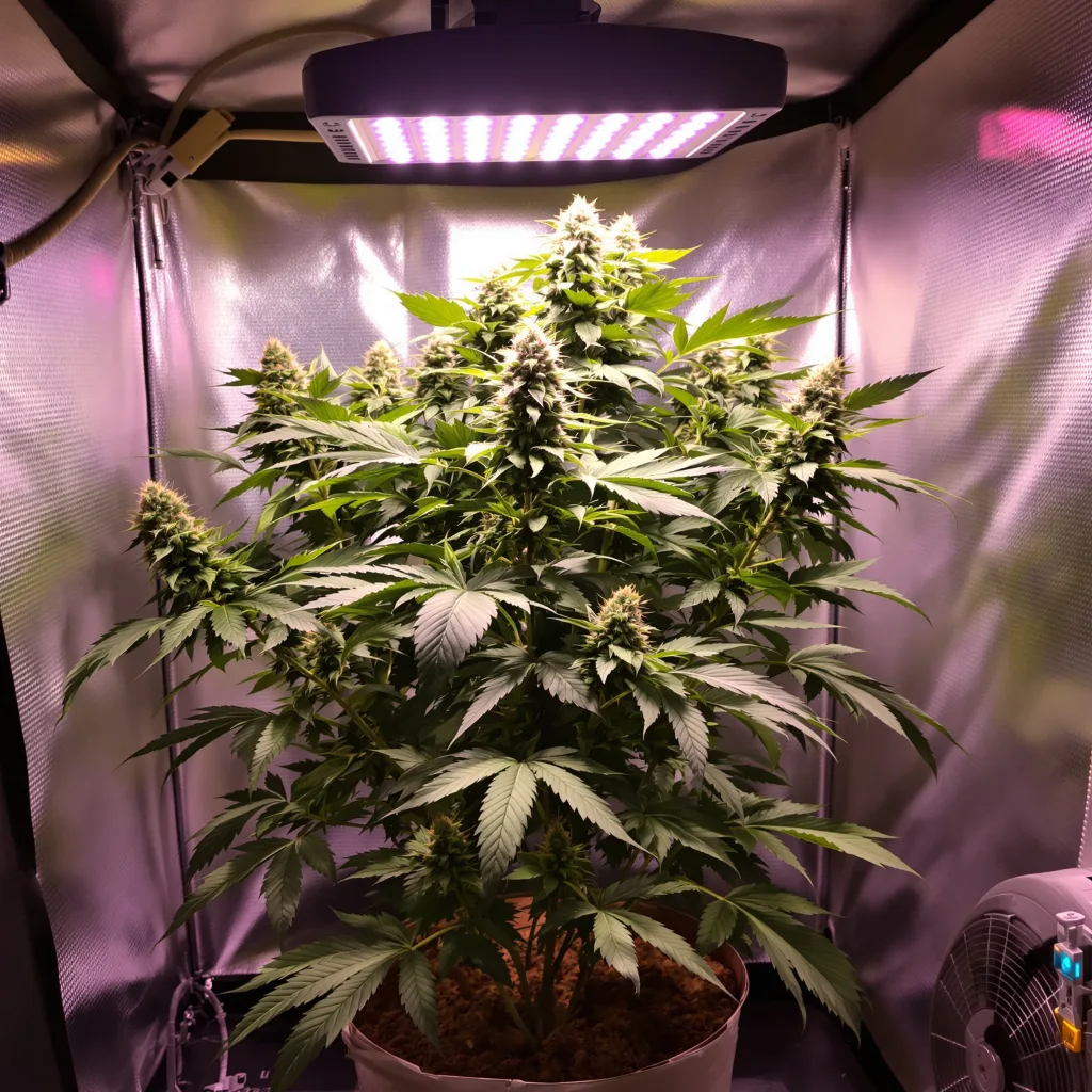 Plante de cannabis OG's Pearl en floraison — 60-100 cm autofloraison