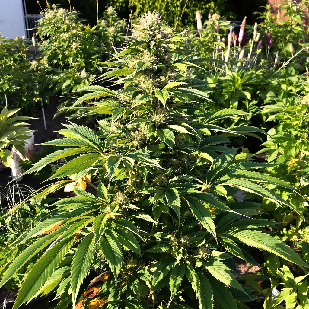 OG's Pearl 73% indica / 27% sativa — fleur avec trichomes visibles