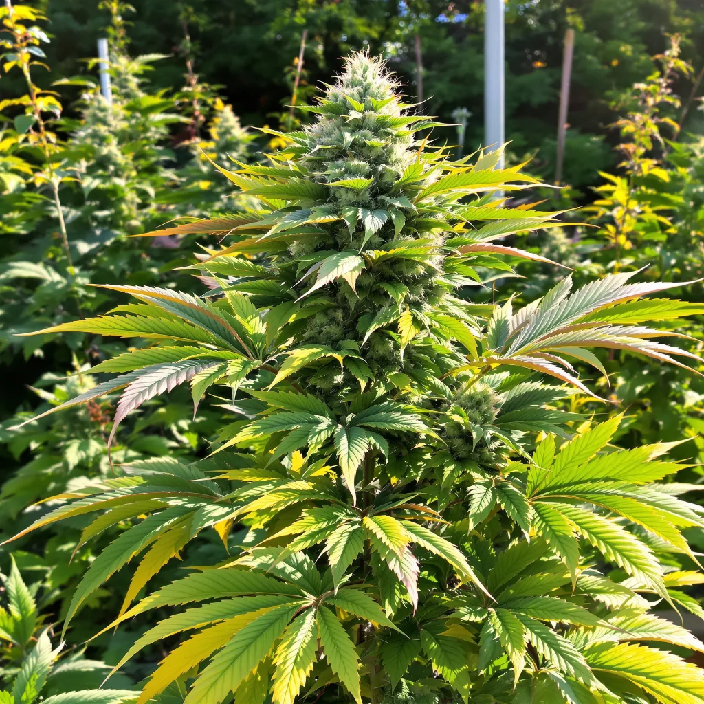 OG’s Pearl 73% indica / 27% sativa — fleur avec trichomes visibles