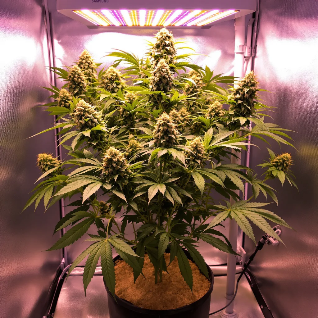 Plante de cannabis Ogre Berry en floraison — 60-100 cm autofloraison