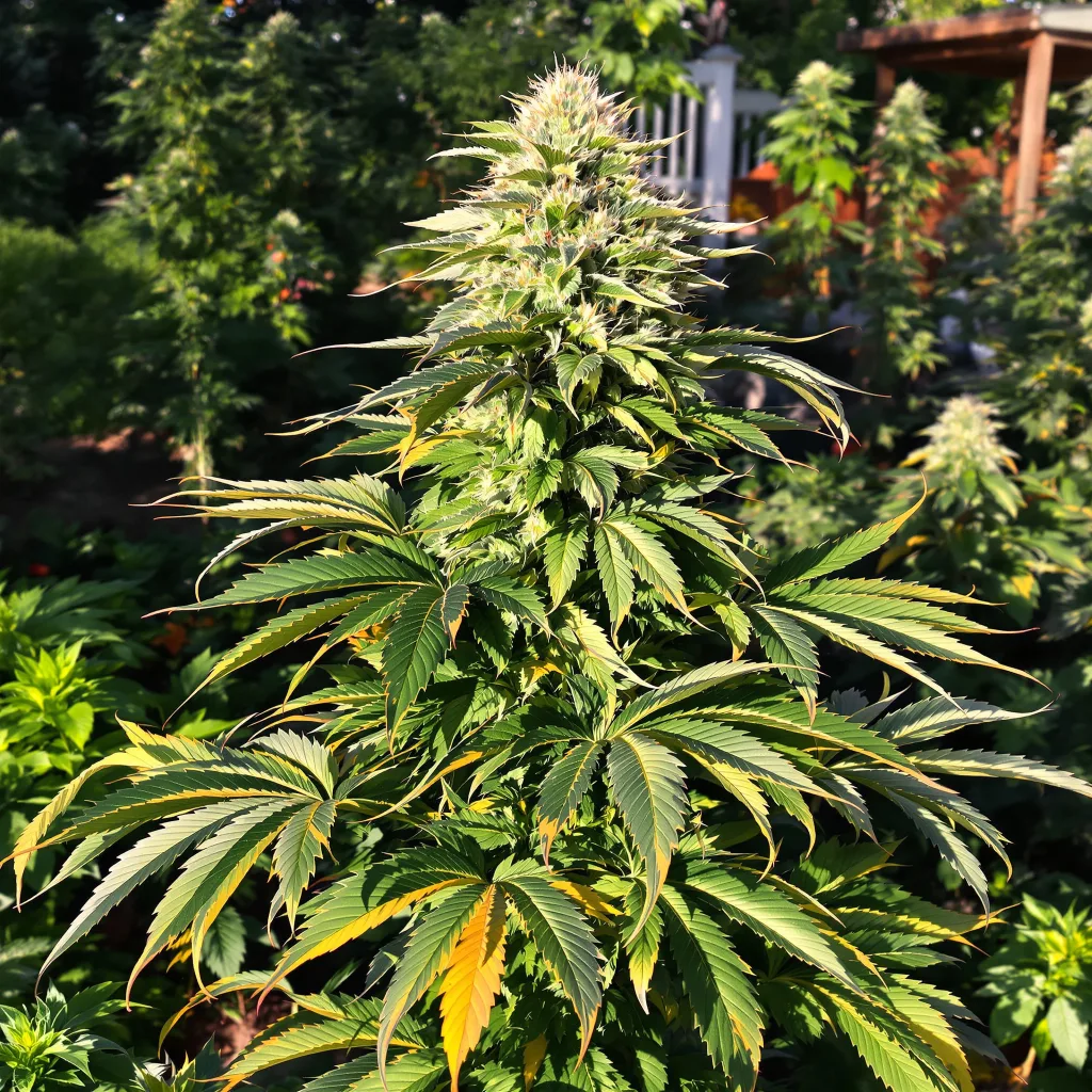 Old School OG 76% indica / 24% sativa — fleur avec trichomes visibles