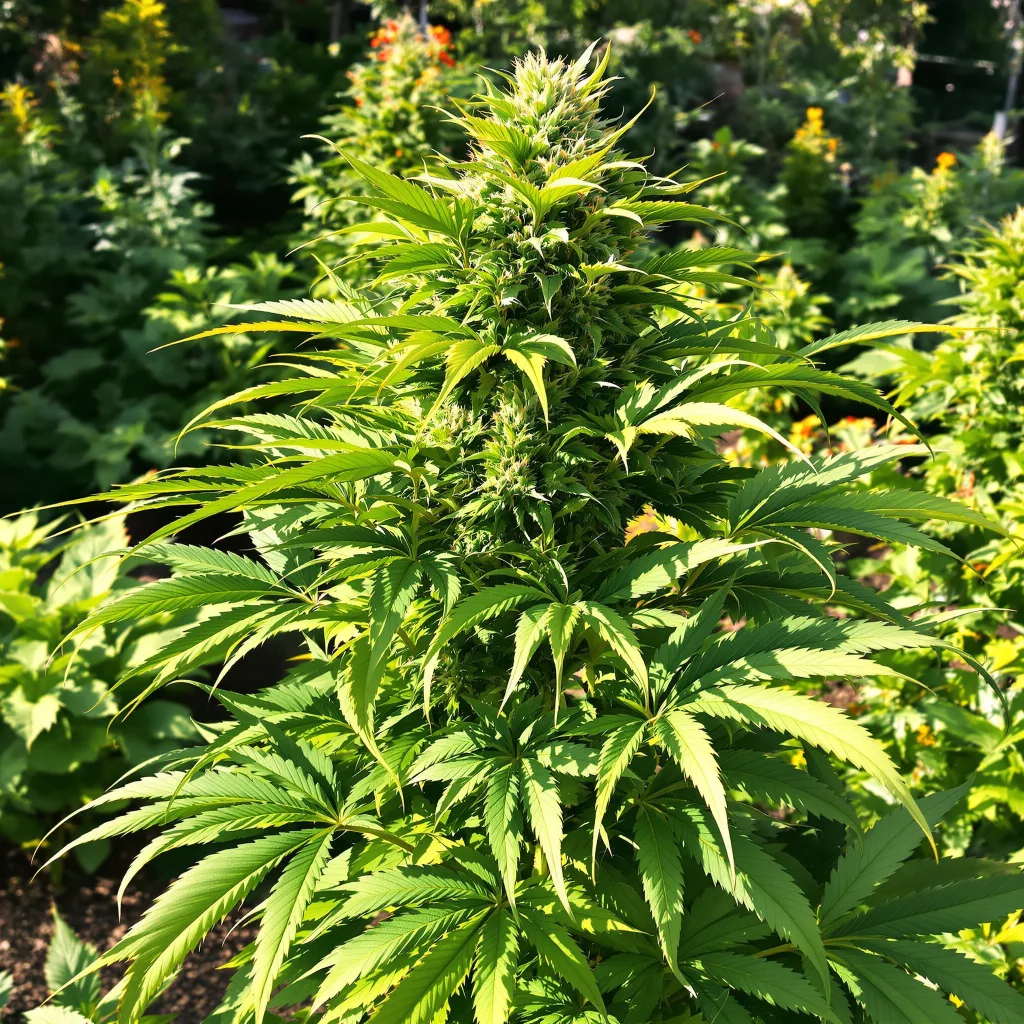 Orange Bud 79% indica / 21% sativa — fleur avec trichomes visibles