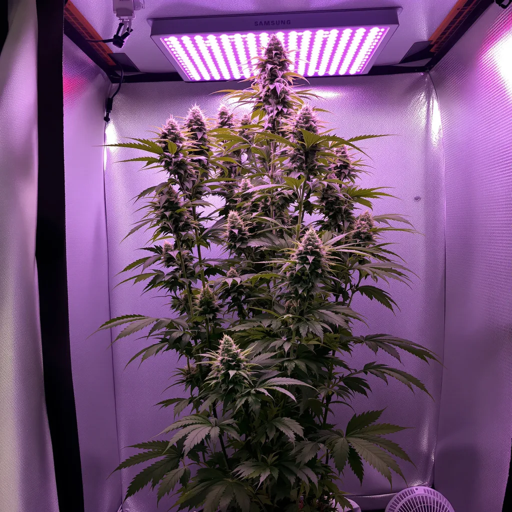 Plante de cannabis Orange Skunk en floraison — 150-200 cm féminisée