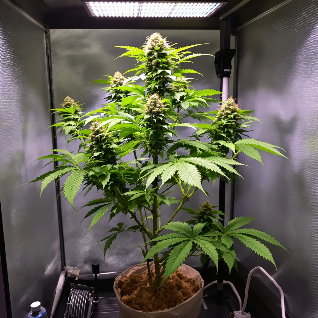 Plante de cannabis Ortega en floraison — 90-130 cm féminisée