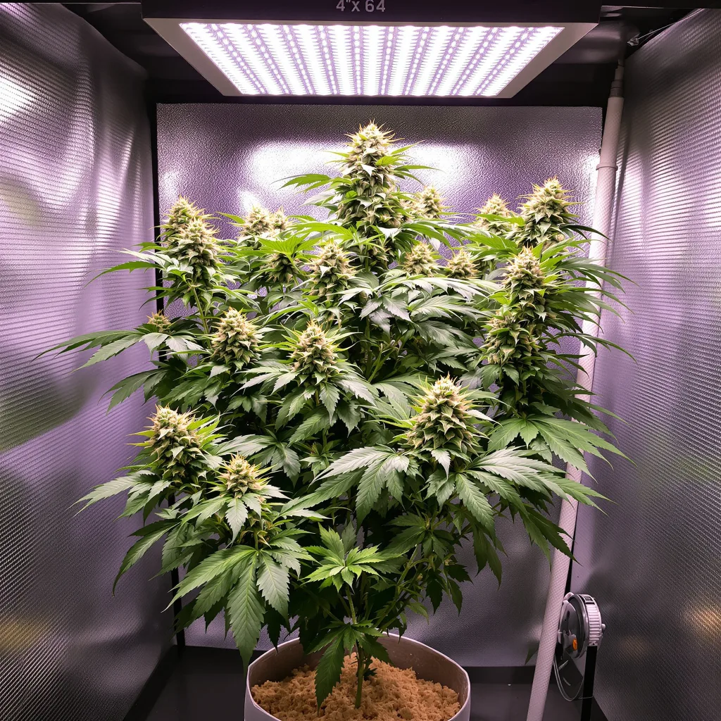 Plante de cannabis Pakistan Valley Kush en floraison — 60-100 cm autofloraison