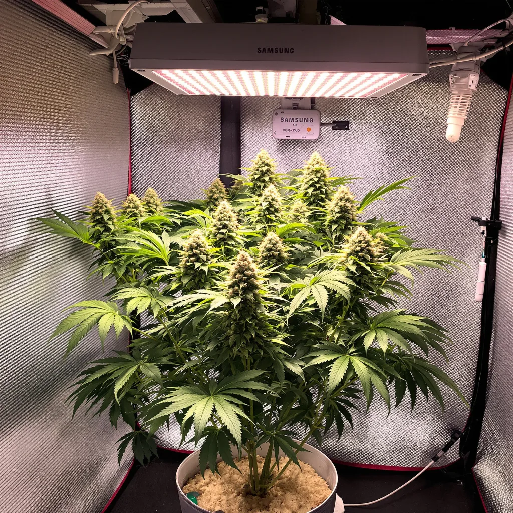 Plante de cannabis Pakistan Valley Kush en floraison — 90-130 cm féminisée