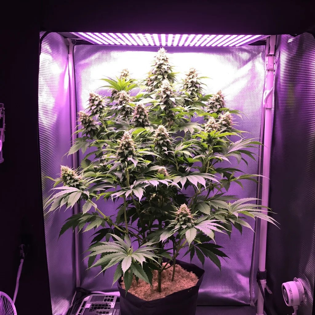 Plante de cannabis Pakistani Chitral Kush en floraison — 60-100 cm autofloraison