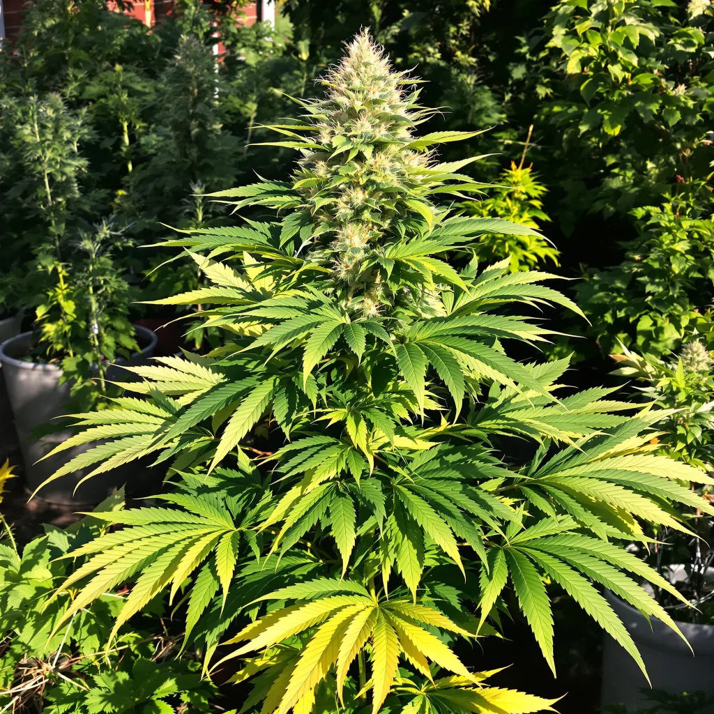 Pakistani Chitral Kush 86% indica / 14% sativa — fleur avec trichomes visibles