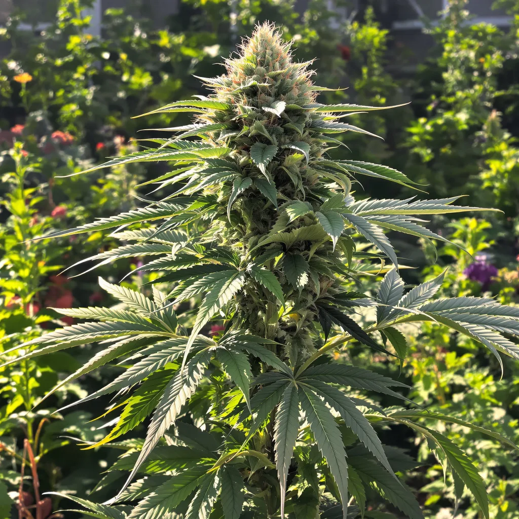 Pakistani Chitral Kush 86% indica / 14% sativa — fleur avec trichomes visibles
