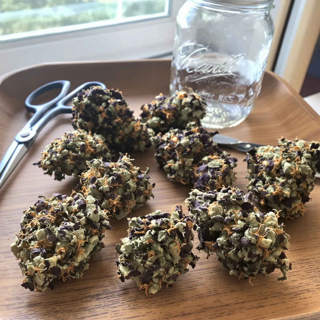 Pamelina 79% indica / 21% sativa — fleur avec trichomes visibles