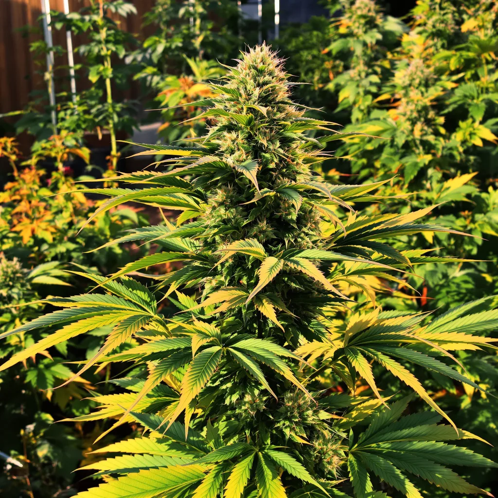 Pamelina 79% indica / 21% sativa — fleur avec trichomes visibles