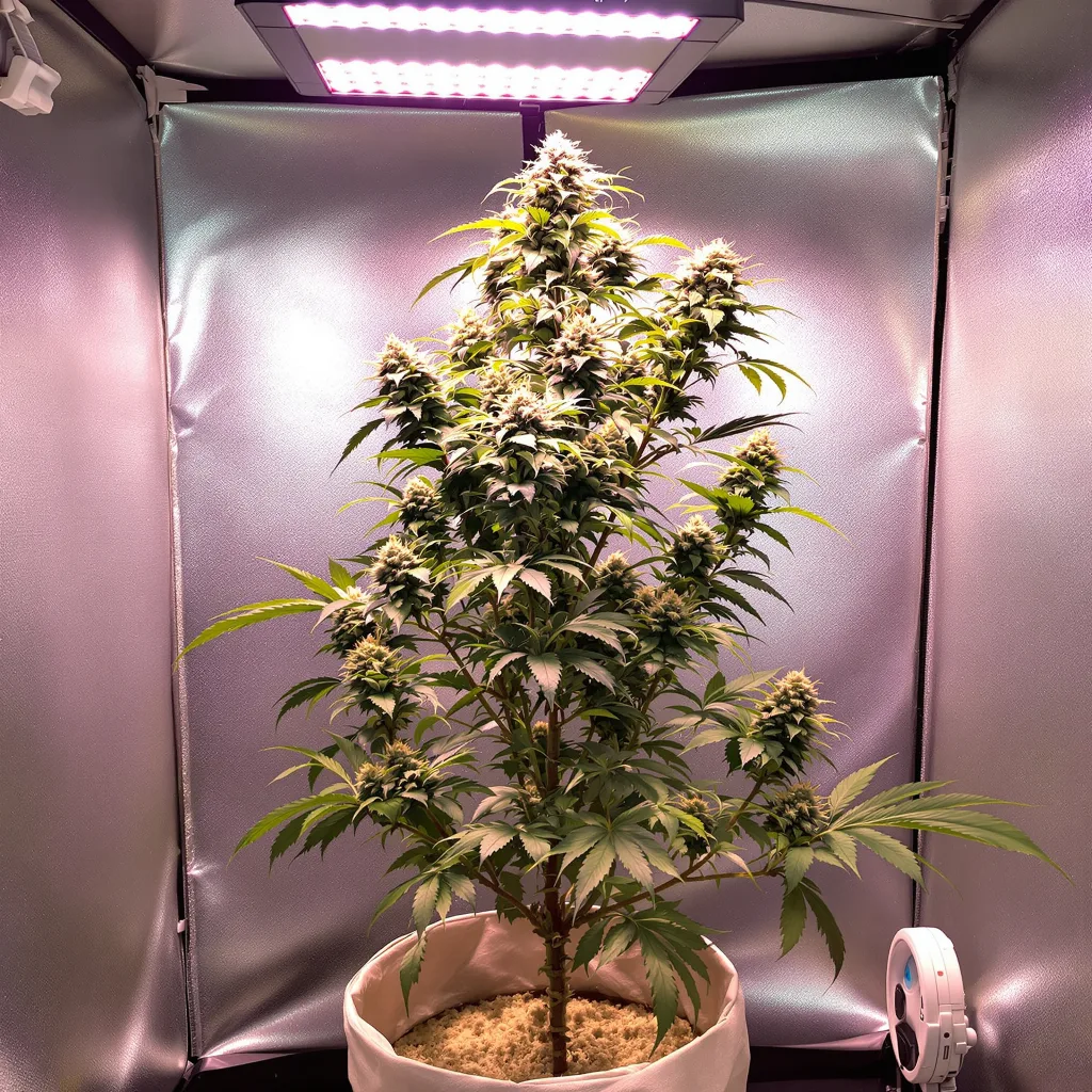Plante de cannabis Pandora’s Box en floraison — 120-180 cm féminisée