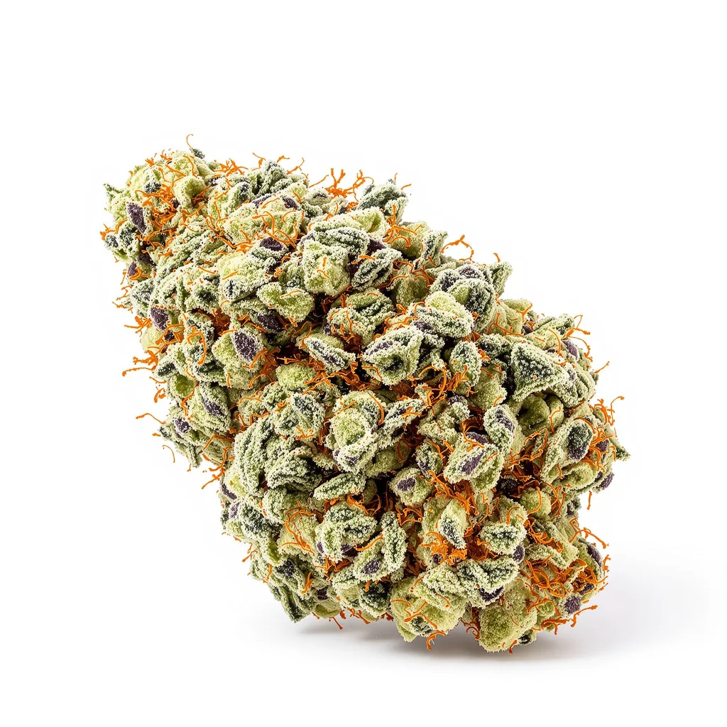 Pandora’s Box 60% indica / 40% sativa — fleur avec trichomes visibles