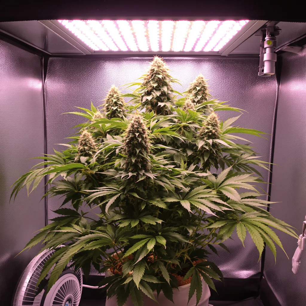 Plante de cannabis Papaya Cookies en floraison — 60-100 cm autofloraison
