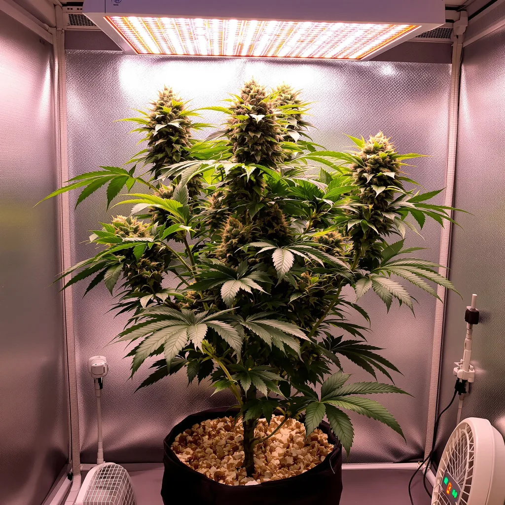 Plante de cannabis Papaya en floraison — 90-130 cm féminisée