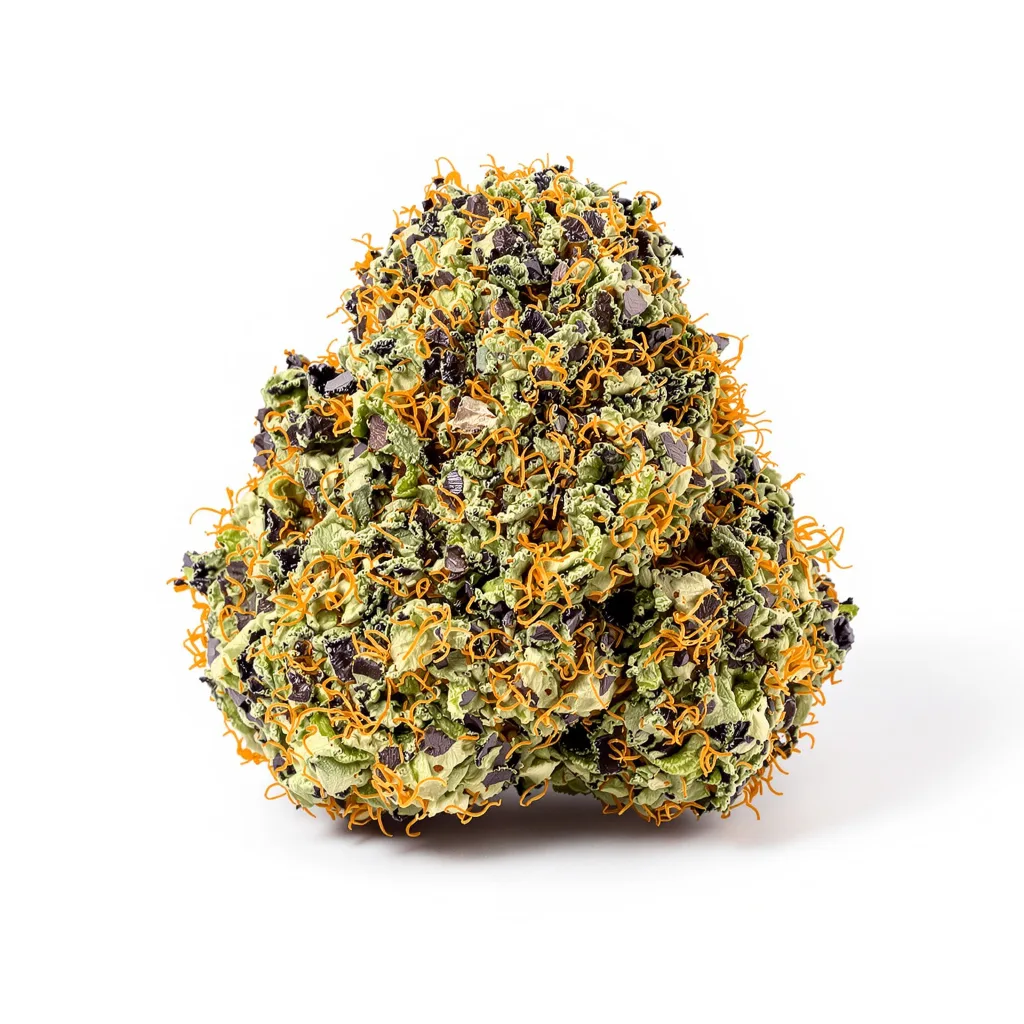 Paris XXX 85% indica / 15% sativa — fleur avec trichomes visibles