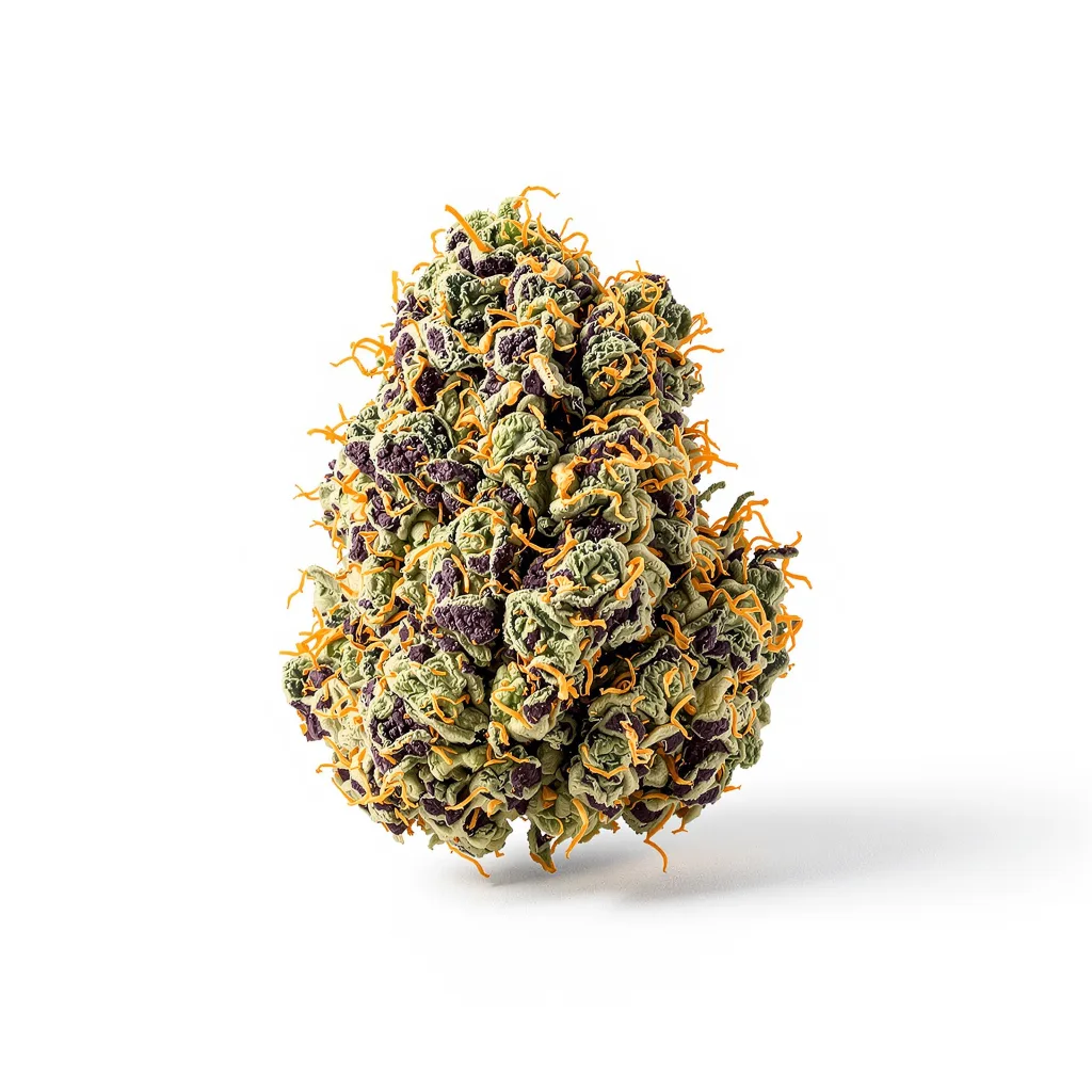 Paris XXX 85% indica / 15% sativa — fleur avec trichomes visibles