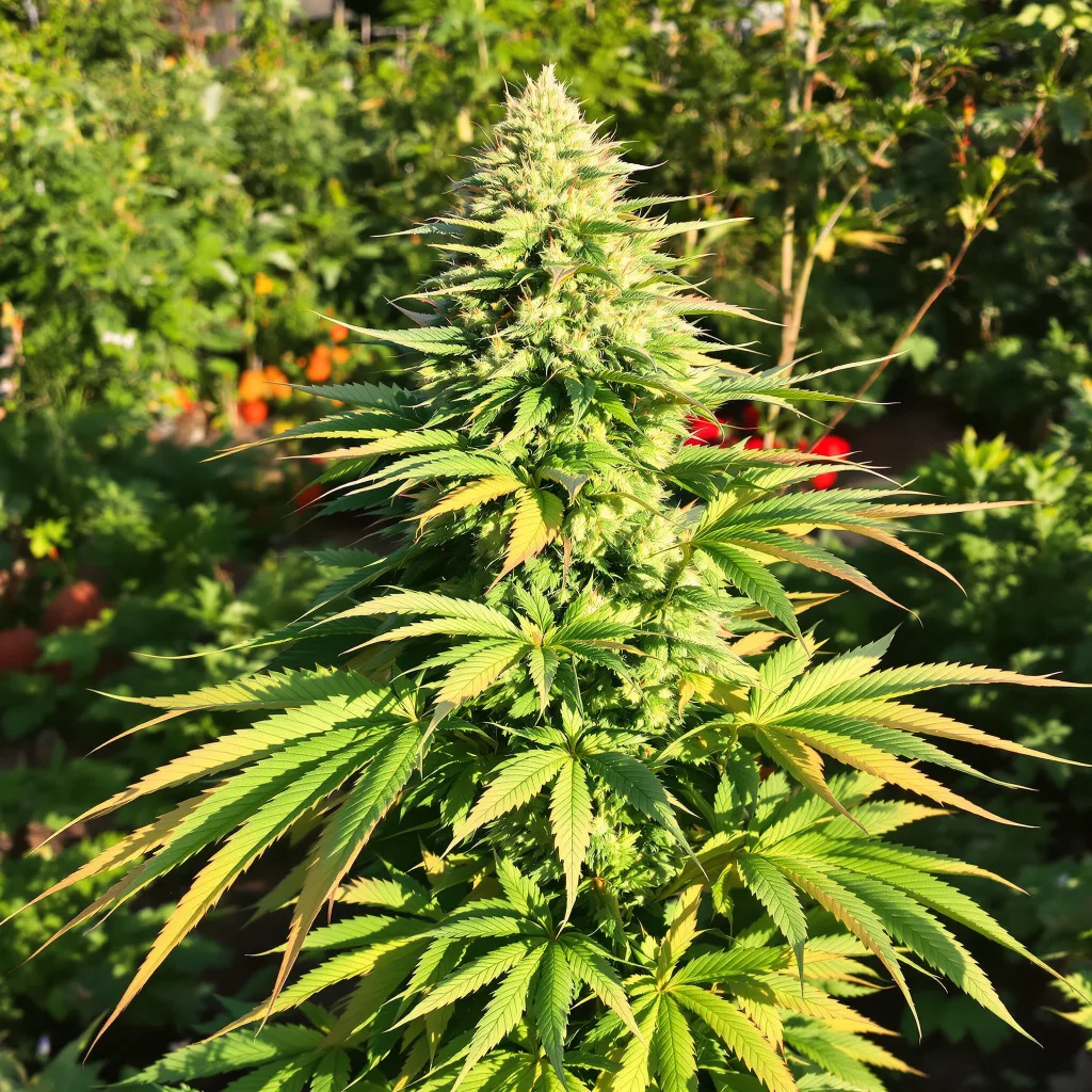 Pennywise 80% indica / 20% sativa — fleur avec trichomes visibles