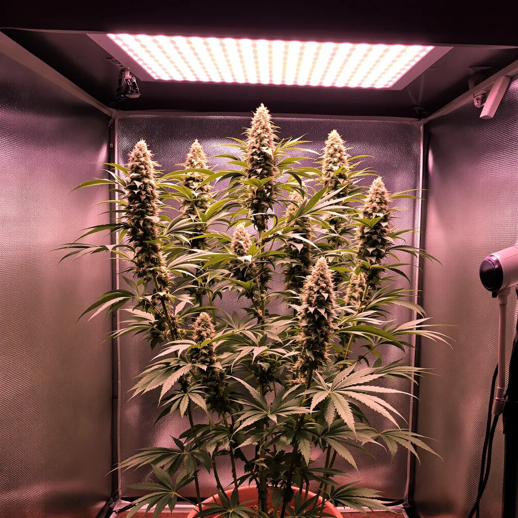Plante de cannabis Permafrost en floraison — 150-200 cm féminisée