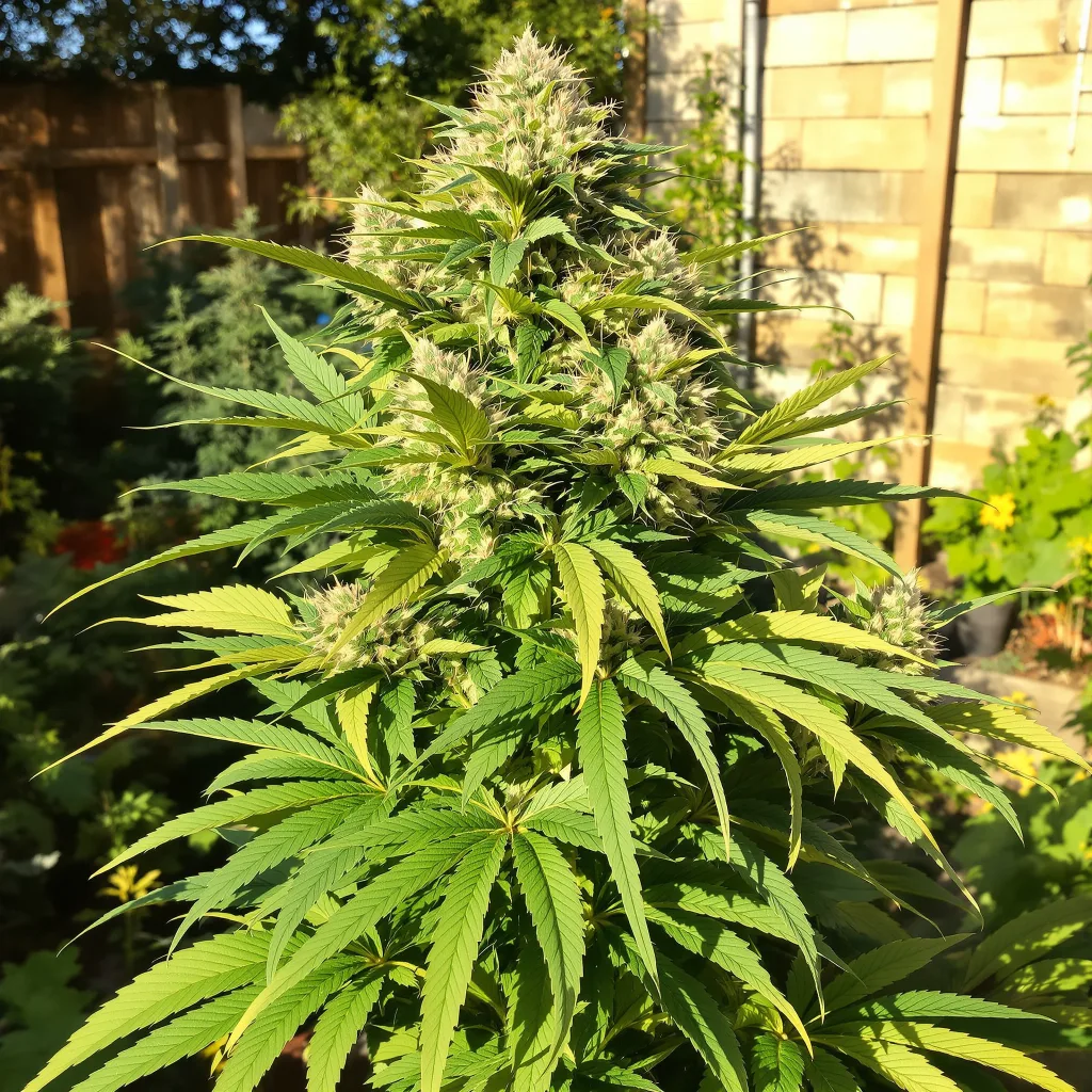 Petrolia Headstash 72% indica / 28% sativa — fleur avec trichomes visibles
