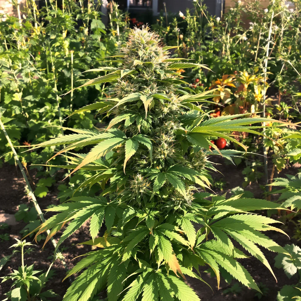 Peyote Gorilla 70% indica / 30% sativa — fleur avec trichomes visibles