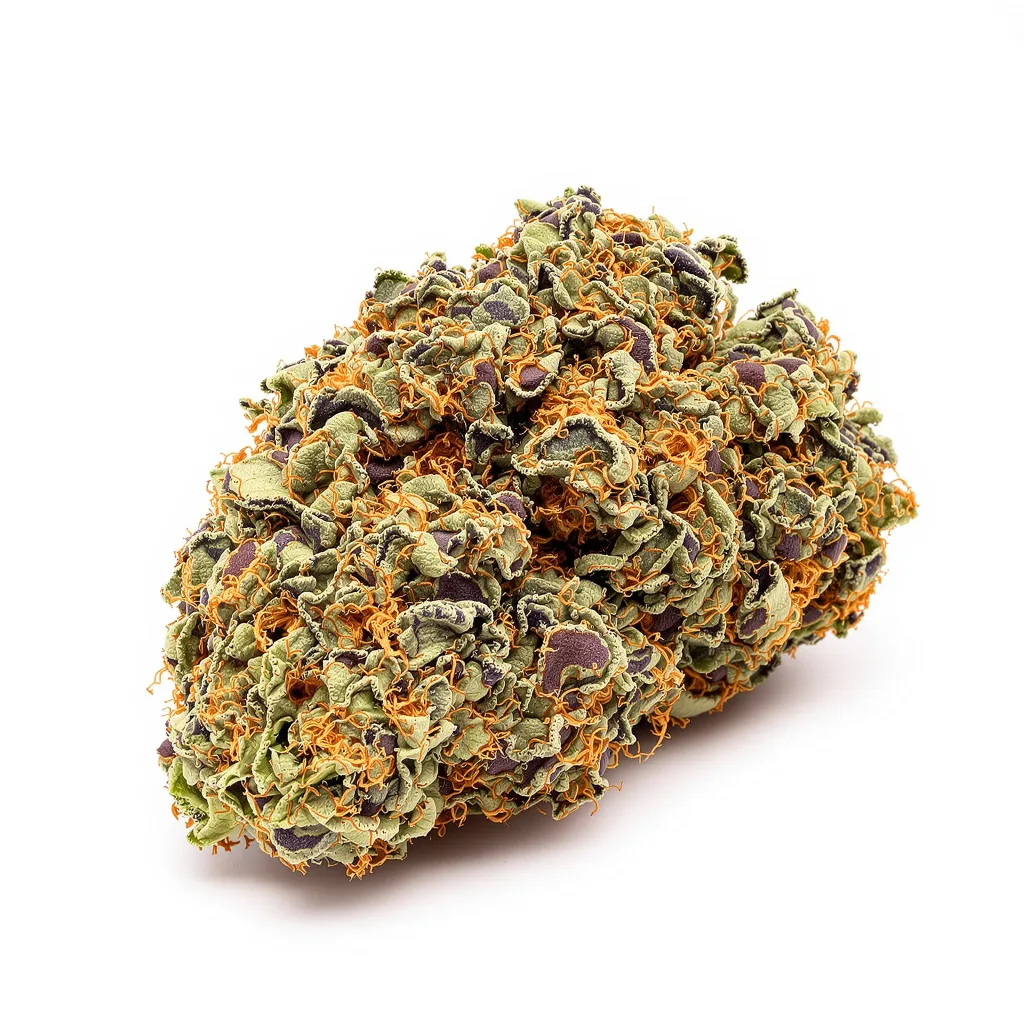 Pez 77% indica / 23% sativa — fleur avec trichomes visibles