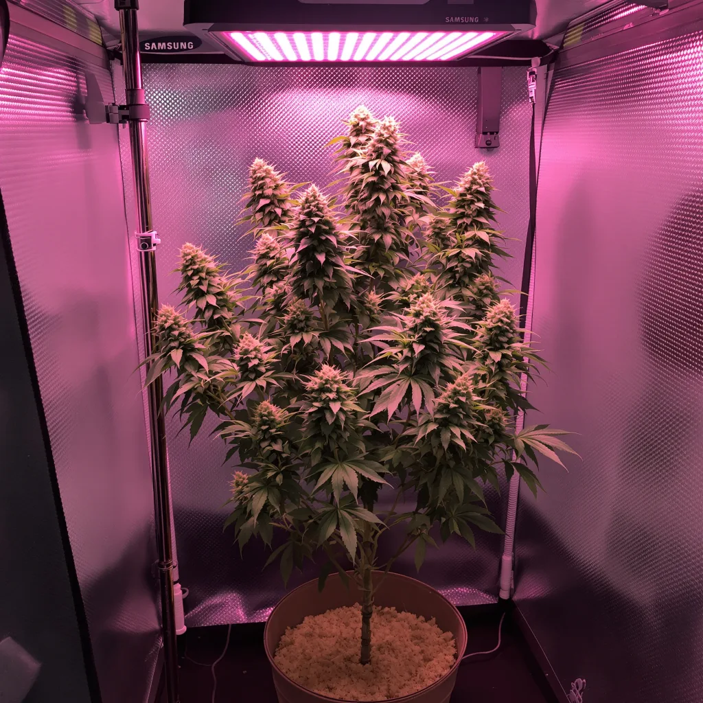 Plante de cannabis Pina Colada en floraison — 120-180 cm féminisée