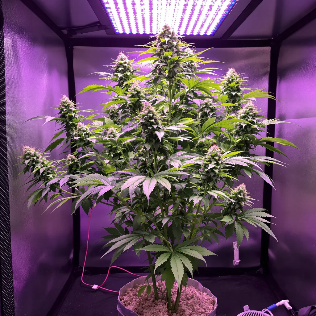 Plante de cannabis Pineapple Chunk en floraison — 90-130 cm féminisée