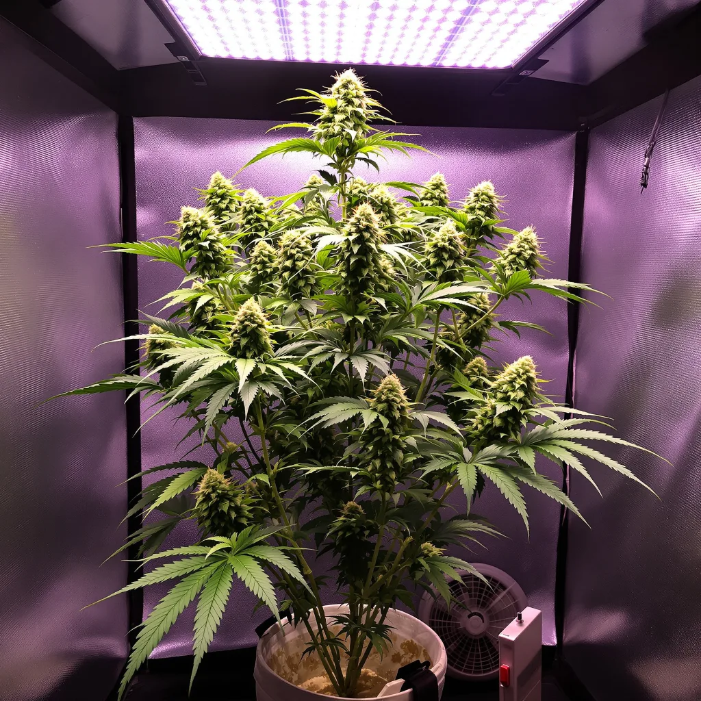 Plante de cannabis Pineapple Express en floraison — 120-180 cm féminisée