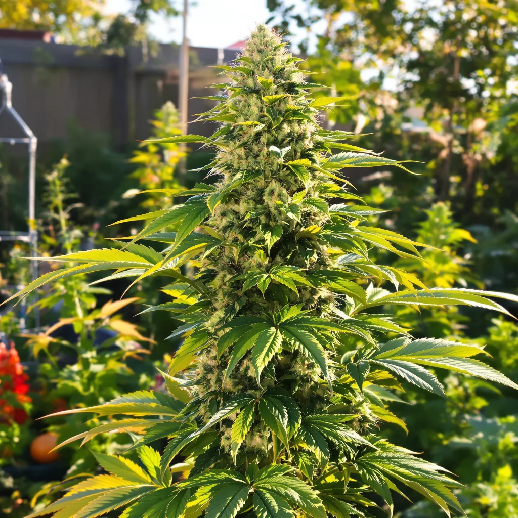 Pineapple Express 62% indica / 38% sativa — fleur avec trichomes visibles