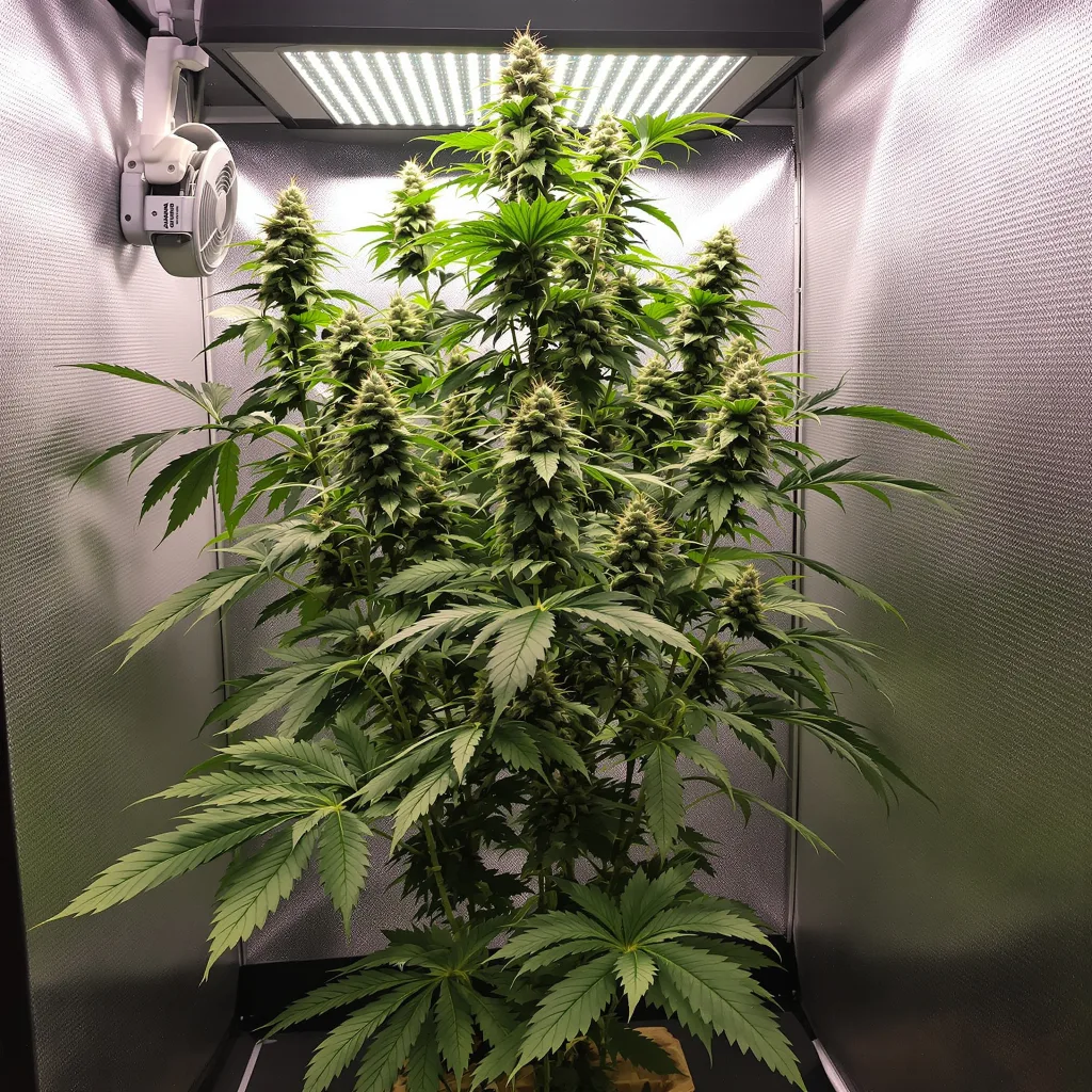 Plante de cannabis Pineapple Haze en floraison — 150-200 cm féminisée