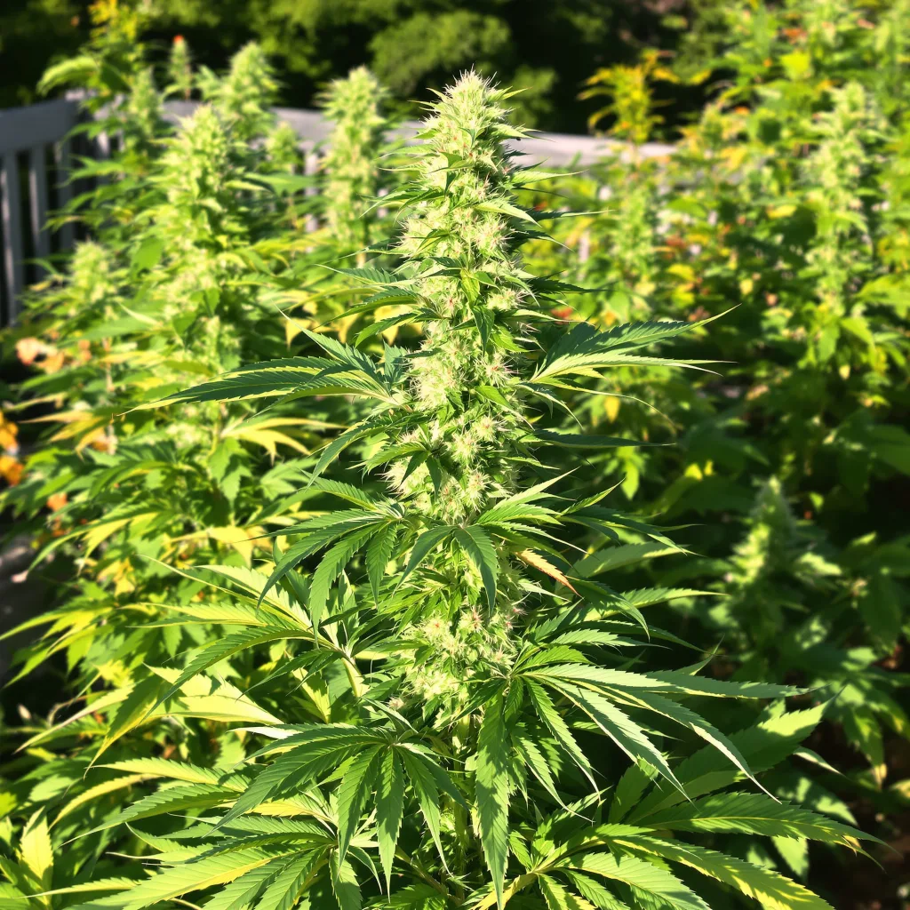 Pineapple Haze 30% indica / 70% sativa — fleur avec trichomes visibles